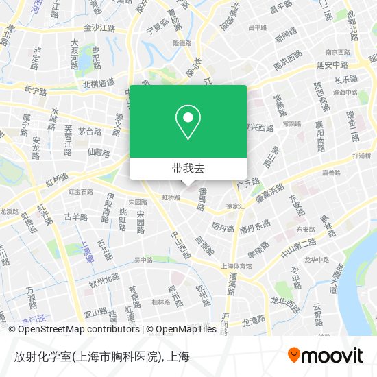 放射化学室(上海市胸科医院)地图