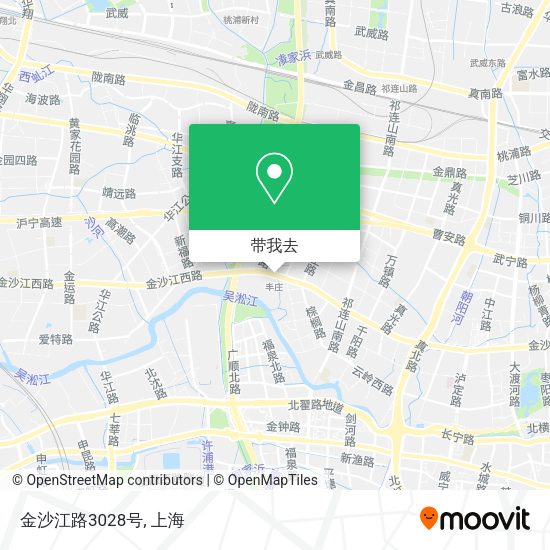 金沙江路3028号地图