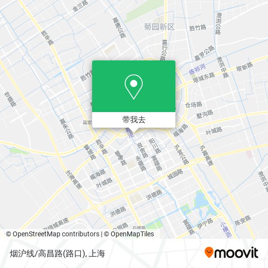烟沪线/高昌路(路口)地图