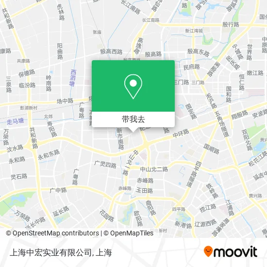 上海中宏实业有限公司地图