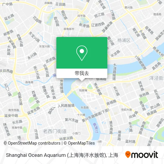 Shanghai Ocean Aquarium (上海海洋水族馆)地图