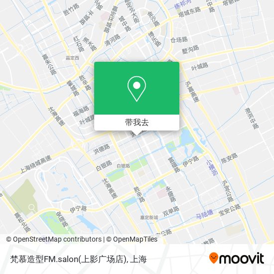 梵慕造型FM.salon(上影广场店)地图