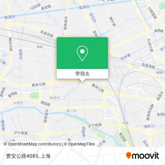曹安公路4085地图