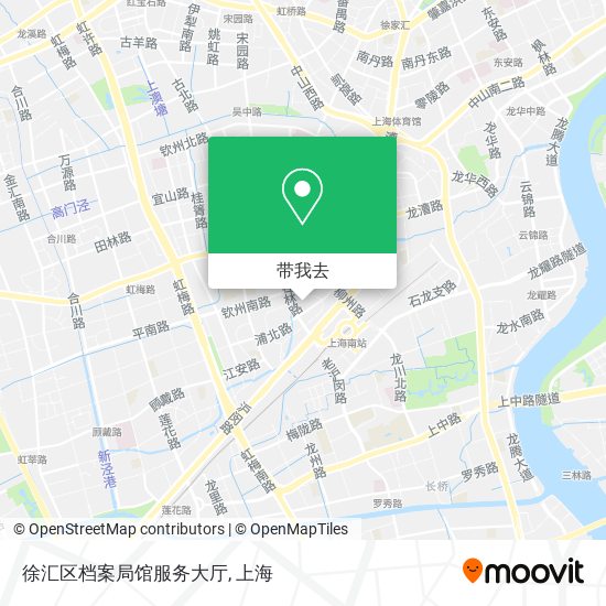 徐汇区档案局馆服务大厅地图