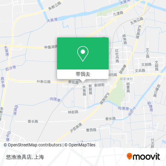 悠渔渔具店地图