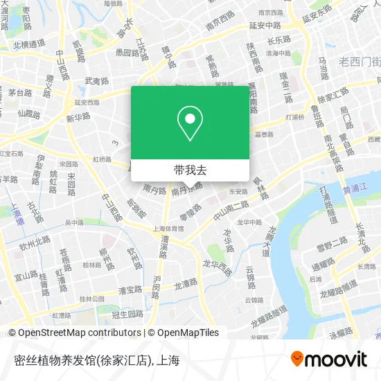 密丝植物养发馆(徐家汇店)地图