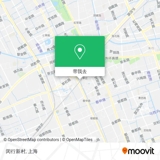 闵行新村地图