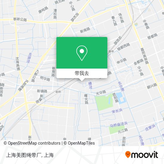 上海美图绳带厂地图