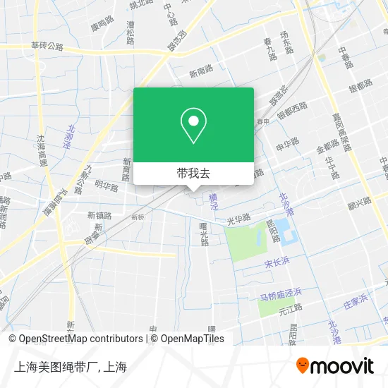 上海美图绳带厂地图