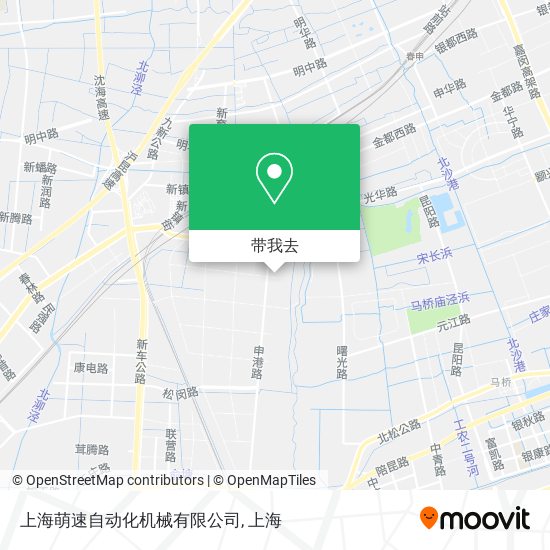 上海萌速自动化机械有限公司地图