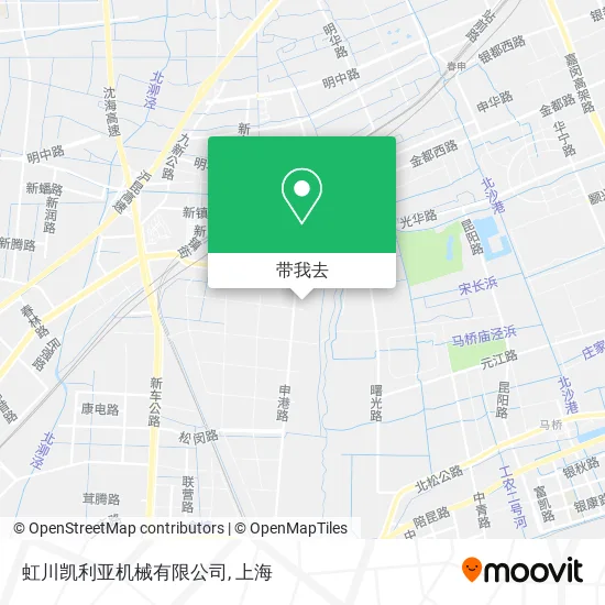 虹川凯利亚机械有限公司地图