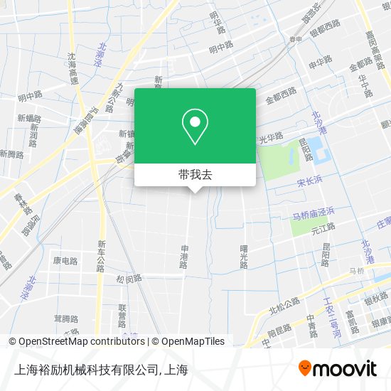 上海裕励机械科技有限公司地图