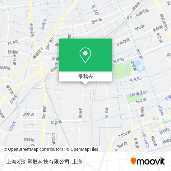 上海积剑塑胶科技有限公司地图
