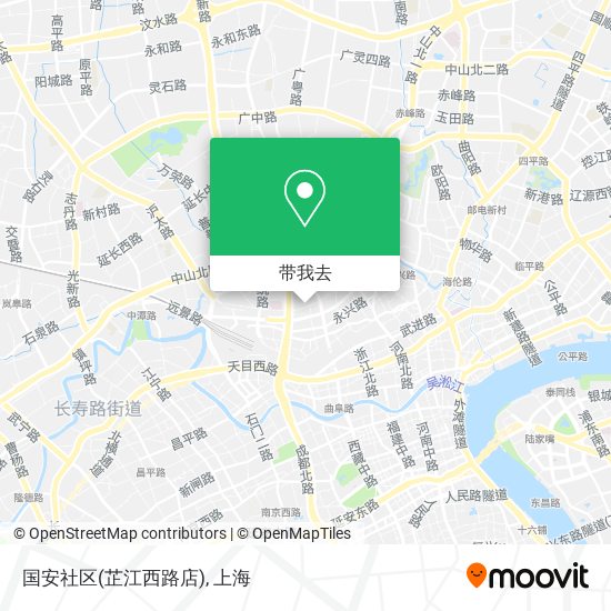 国安社区(芷江西路店)地图