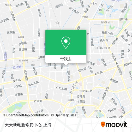 天天新电瓶修复中心地图