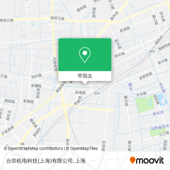 台崇机电科技(上海)有限公司地图