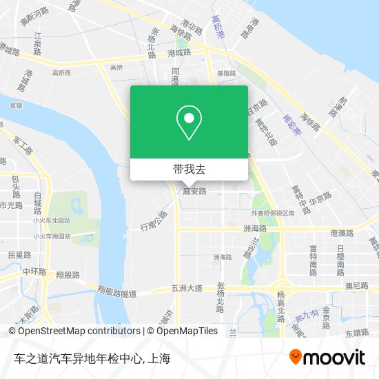 车之道汽车异地年检中心地图