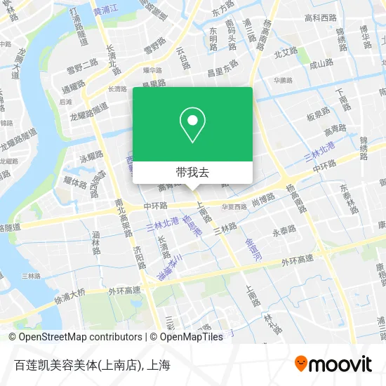 百莲凯美容美体(上南店)地图