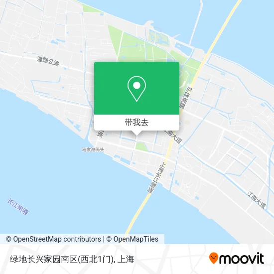 绿地长兴家园南区(西北1门)地图