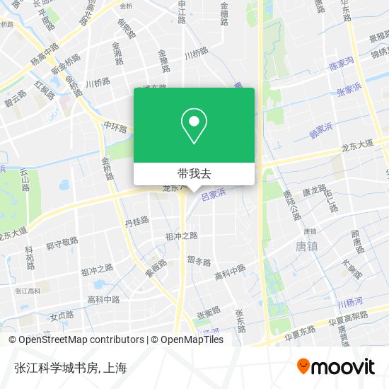 张江科学城书房地图