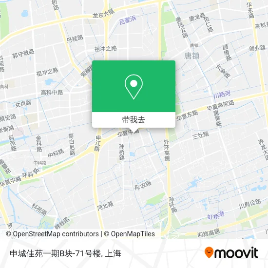 申城佳苑一期B块-71号楼地图