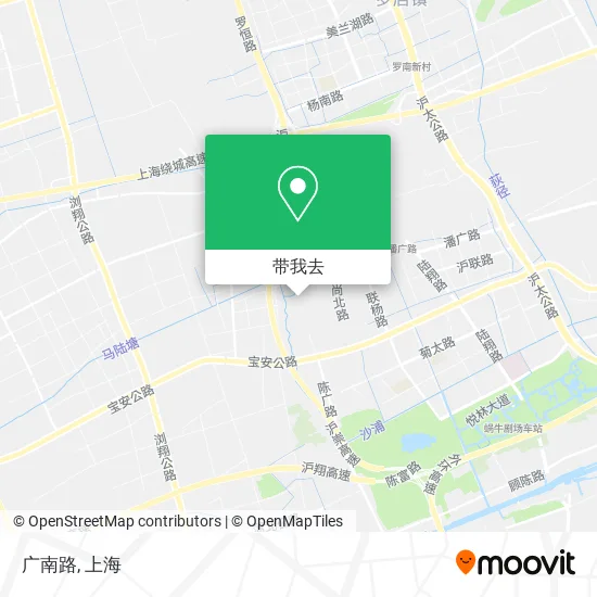 广南路地图
