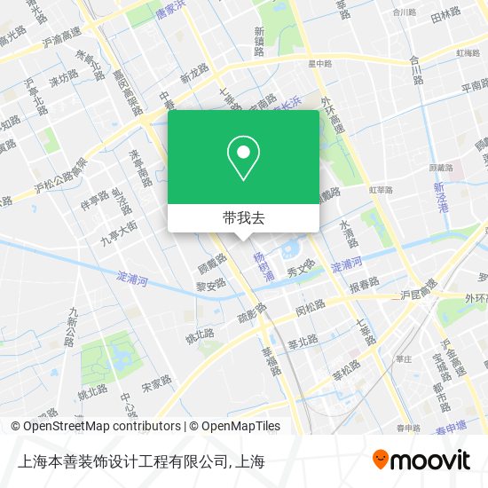 上海本善装饰设计工程有限公司地图