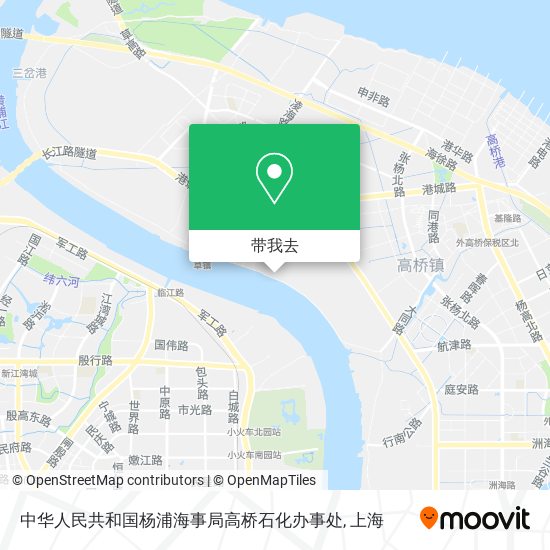 中华人民共和国杨浦海事局高桥石化办事处地图