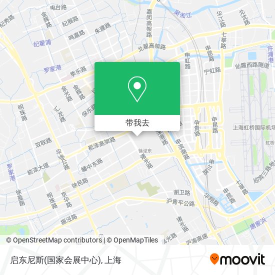 启东尼斯(国家会展中心)地图