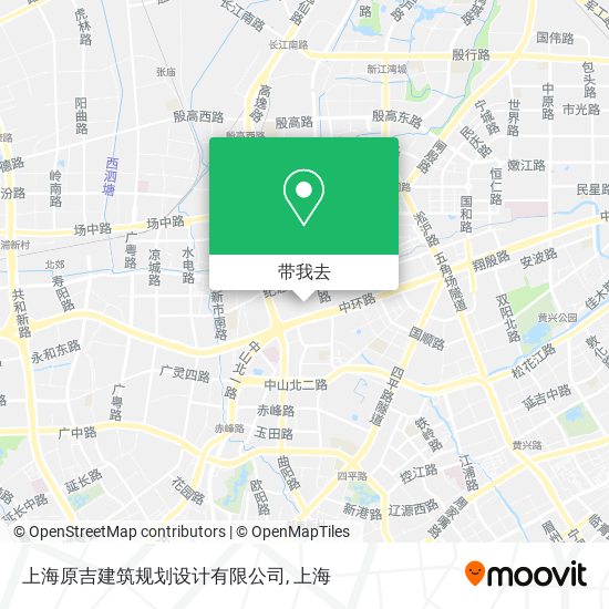 上海原吉建筑规划设计有限公司地图