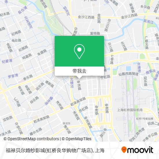 福禄贝尔婚纱影城(虹桥良华购物广场店)地图