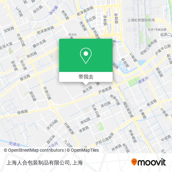 上海人合包装制品有限公司地图