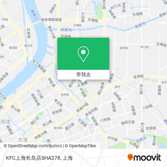 KFC上海长岛店SHA278地图