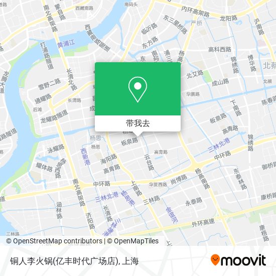 铜人李火锅(亿丰时代广场店)地图