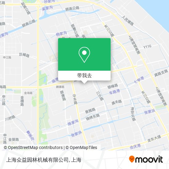 上海众益园林机械有限公司地图