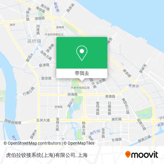 虎伯拉铰接系统(上海)有限公司地图