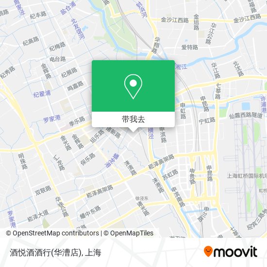 酒悦酒酒行(华漕店)地图