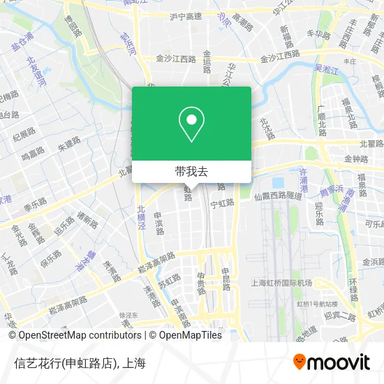 信艺花行(申虹路店)地图