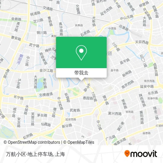 万航小区-地上停车场地图