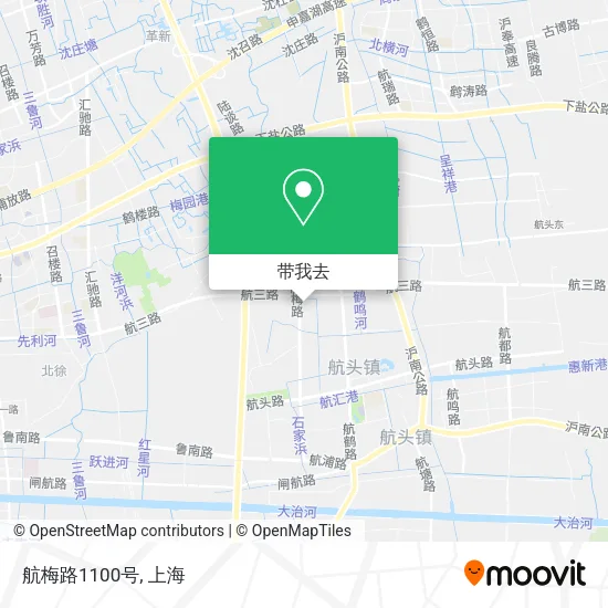航梅路1100号地图
