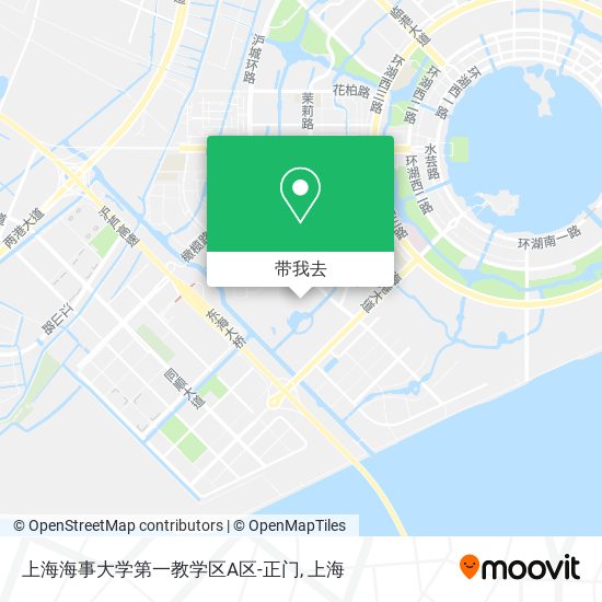 上海海事大学第一教学区A区-正门地图