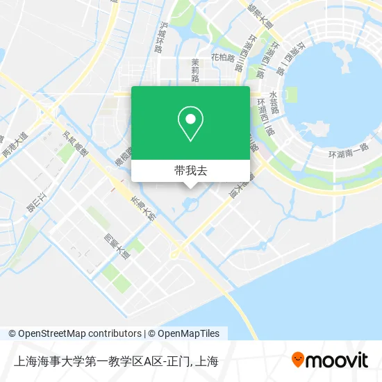 上海海事大学第一教学区A区-正门地图