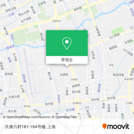 共康六村181-184号楼地图
