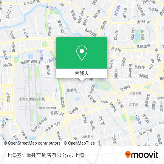 上海盛研摩托车销售有限公司地图