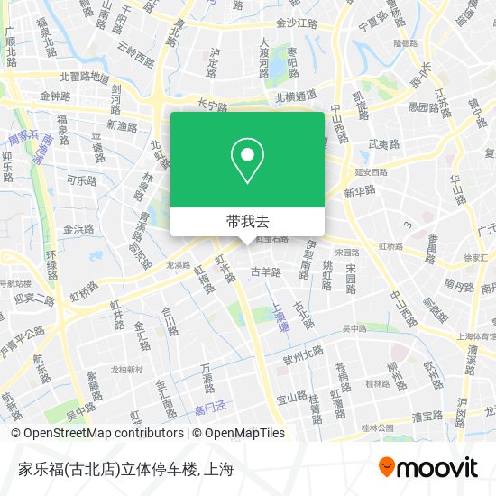 家乐福(古北店)立体停车楼地图