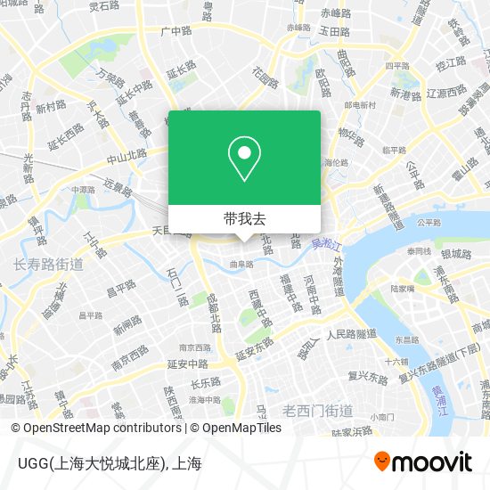 UGG(上海大悦城北座)地图