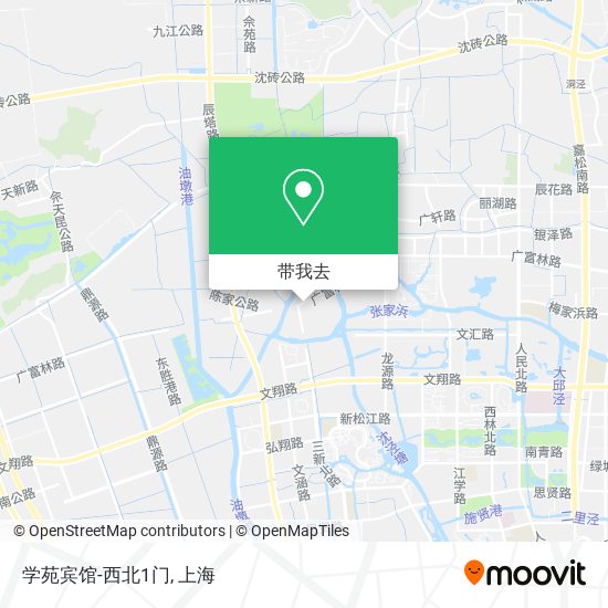 学苑宾馆-西北1门地图