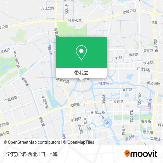 学苑宾馆-西北1门地图