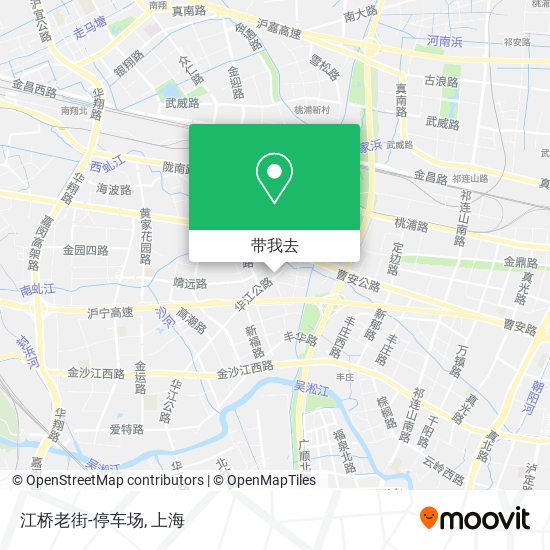 江桥老街-停车场地图