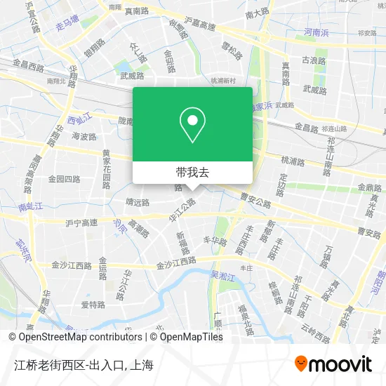 江桥老街西区-出入口地图